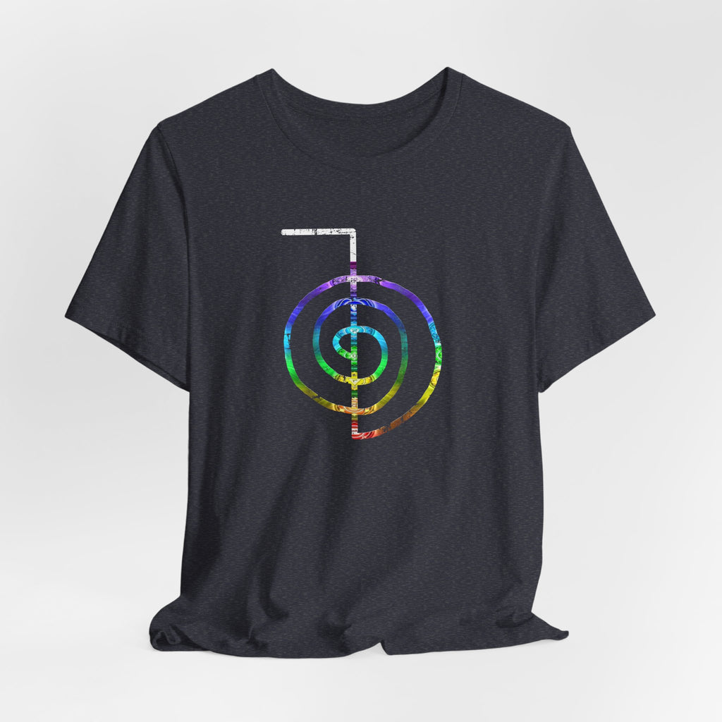 Choku Rei Reiki Power Symbol Chakra Colors T-Shirt