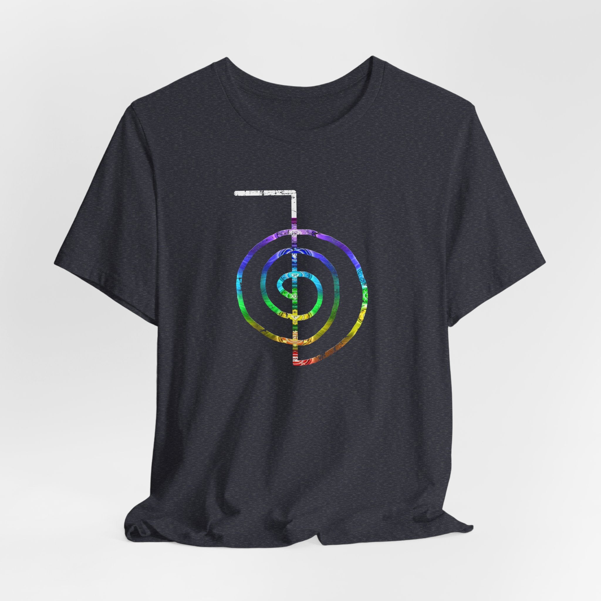 Choku Rei Reiki Power Symbol Chakra Colors T-Shirt