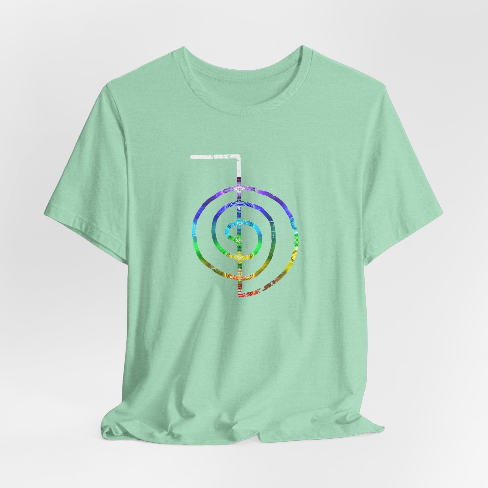 Choku Rei Reiki Power Symbol Chakra Colors T-Shirt