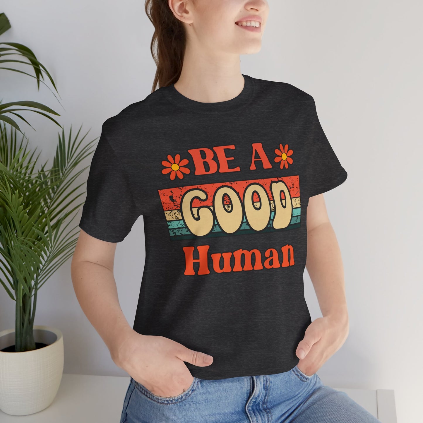 Be A Good Human Retro T-Shirt