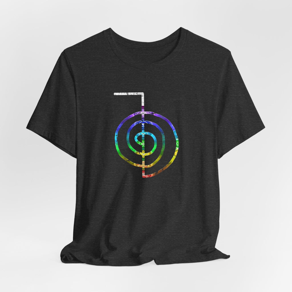 Choku Rei Reiki Power Symbol Chakra Colors T-Shirt