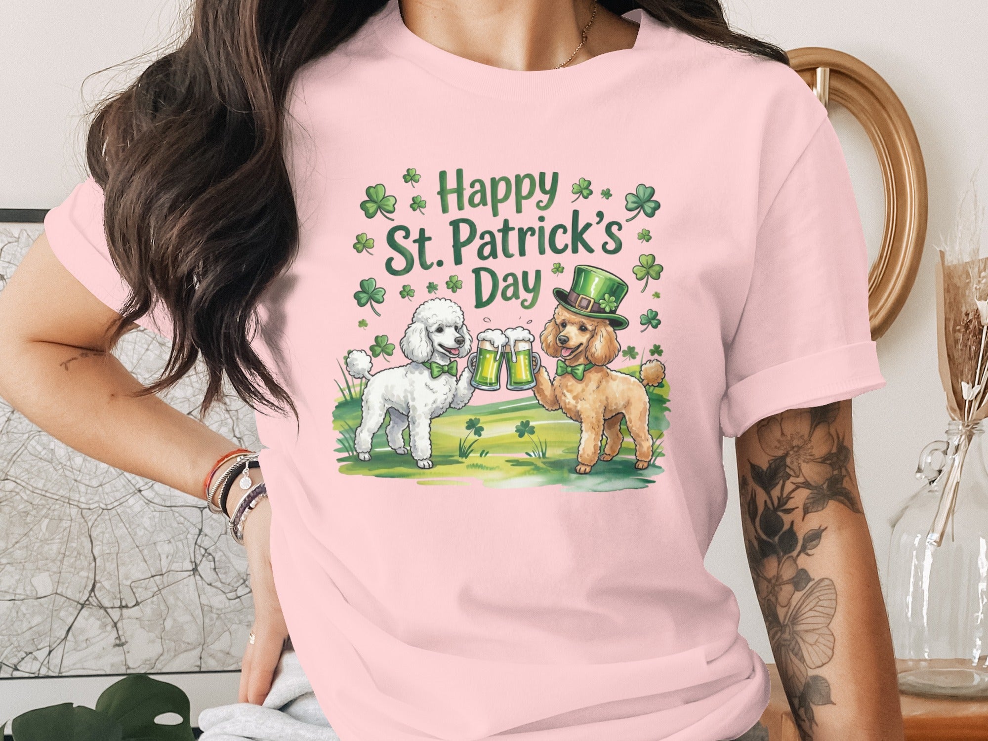 Happy St. Patrick's Day Cute Dogs Shirt