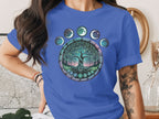 Mystical Tree of Life with Moon Phases T-Shirt Product