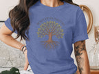 Rooted In Nature Tree Design T-shirt