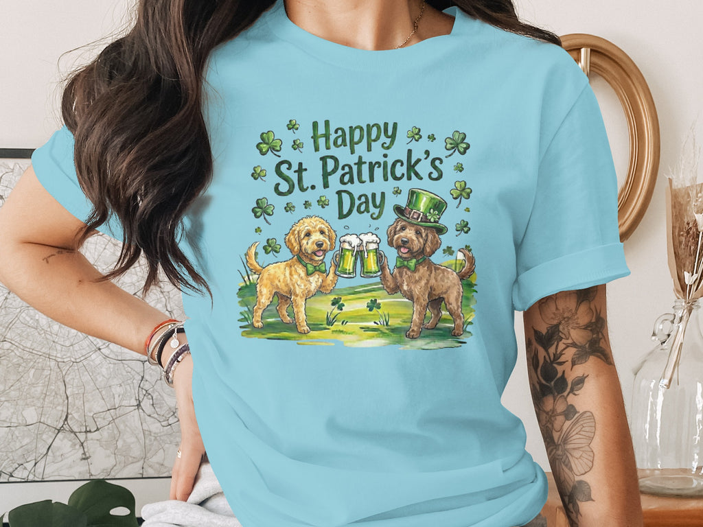 Happy St. Patrick's Day Dogs Shirt Holiday Apparel