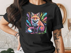 Colorful Fox Graphic T-Shirt for Nature Lovers