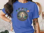 Cosmic Phases and Tree of Life Graphic T-shirt
