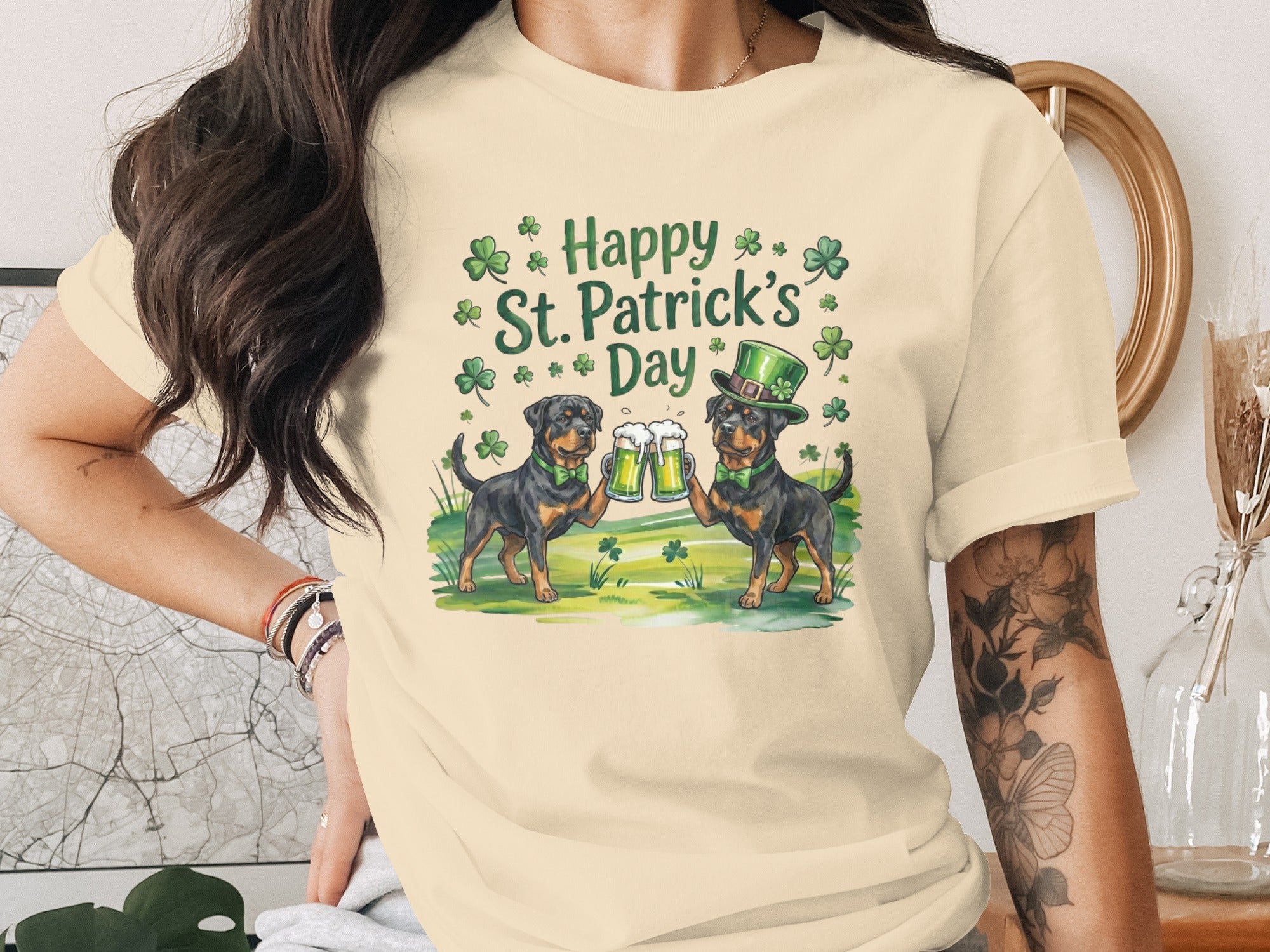 Happy St. Patrick's Day Dog Lovers Funny Shirt
