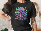 Psychedelic Mushroom Graphic Art T-Shirt for Enthusiasts