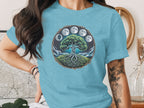 Moon Phases Tree of Life Graphic Women's T-Shirt