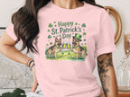 Happy St. Patrick's Day Dog Graphic Tee Shirt