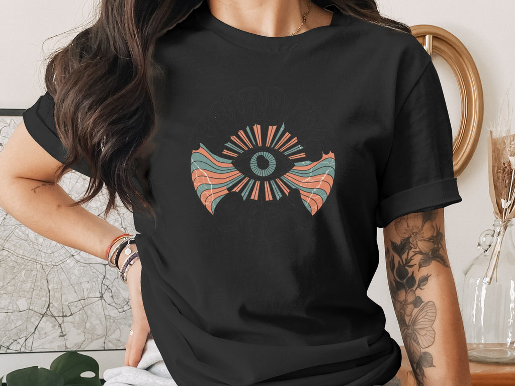 Mystical Eye in Vibrant Colors Unisex T-Shirt